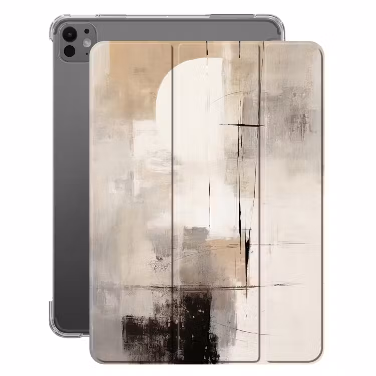 iPad-Hülle - Abstrakt - Kunst - Grau — 1