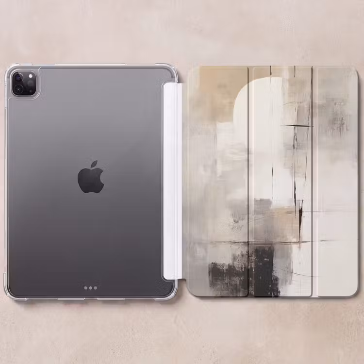 iPad-Hülle - Abstrakt - Kunst - Grau — 6