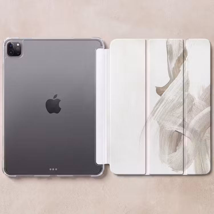 iPad-Hülle - Abstrakt - Moderne Kunst - Beige — 6