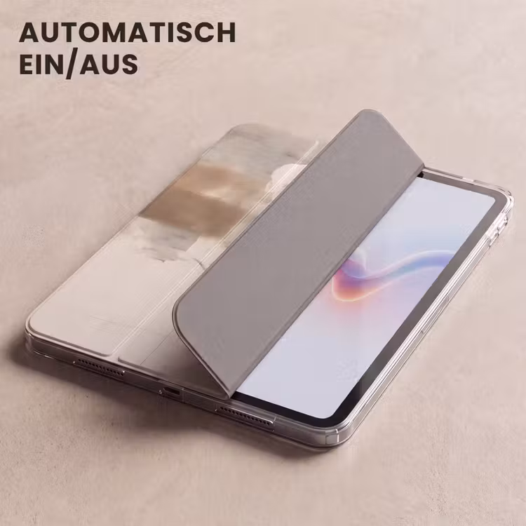iPad-Hülle - Abstrakte Kunst - Grau - Industriell — 5