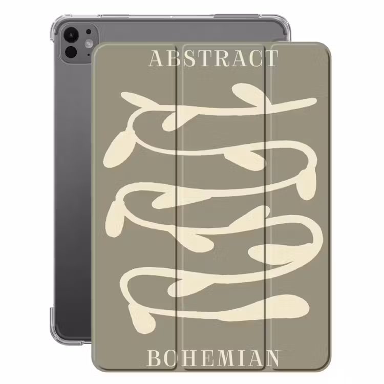 iPad-Hülle - Bohème - Pflanzen - Grün - Abstrakt — 1