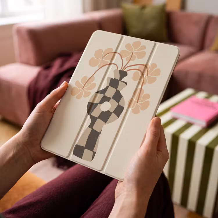iPad-Hülle - Blumen - Vase - Abstrakte Kunst - Modern — 4