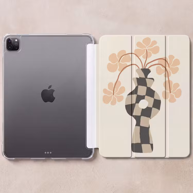 iPad-Hülle - Blumen - Vase - Abstrakte Kunst - Modern — 6