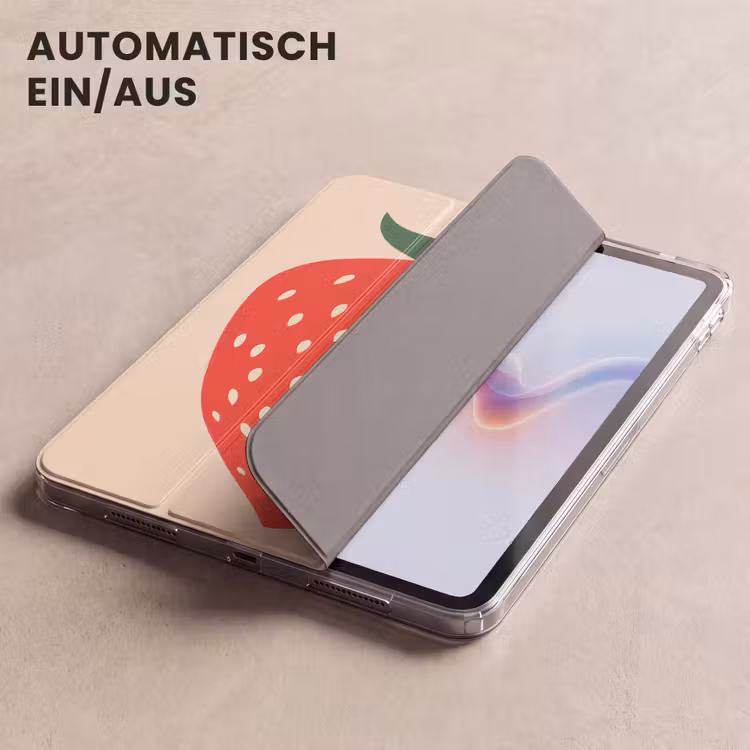 iPad-Hülle - Erdbeere - Rot - Modern - Boho — 5