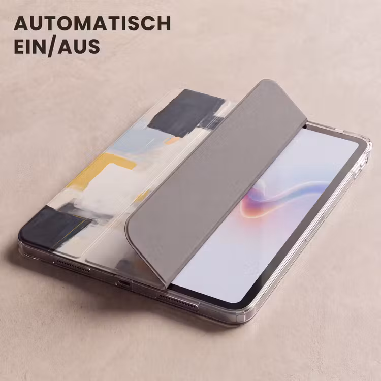 iPad-Hülle - Kunst - Weiß - Abstrakt - Modern — 5