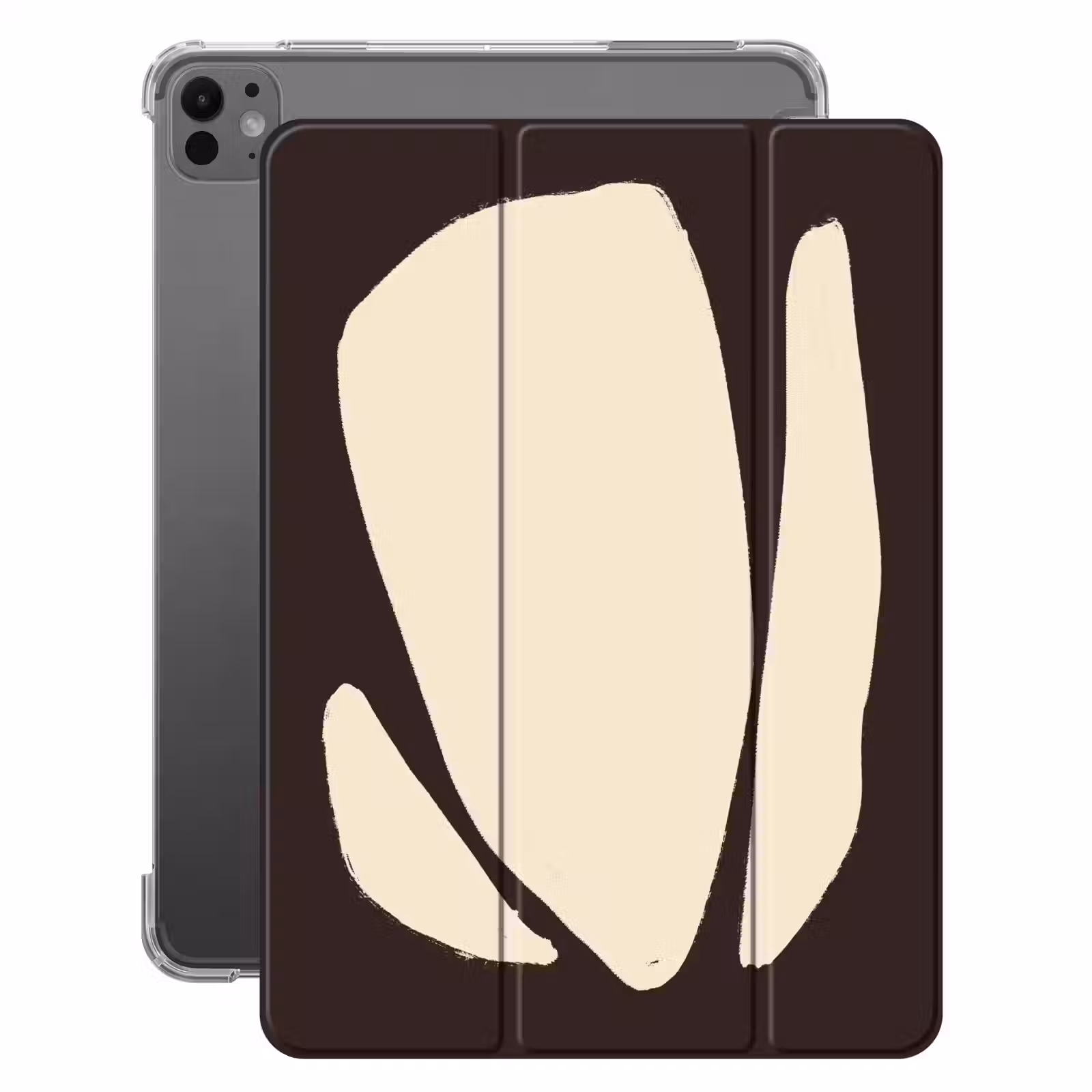 iPad-Hülle - Kunst - Modern - Braun - Abstrakt — 1