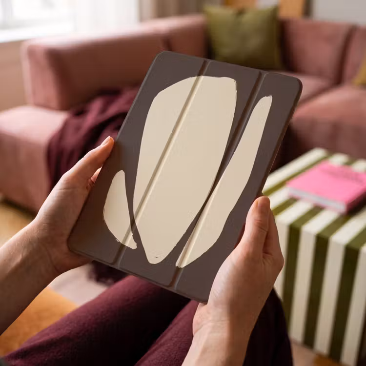 iPad-Hülle - Kunst - Modern - Braun - Abstrakt — 4