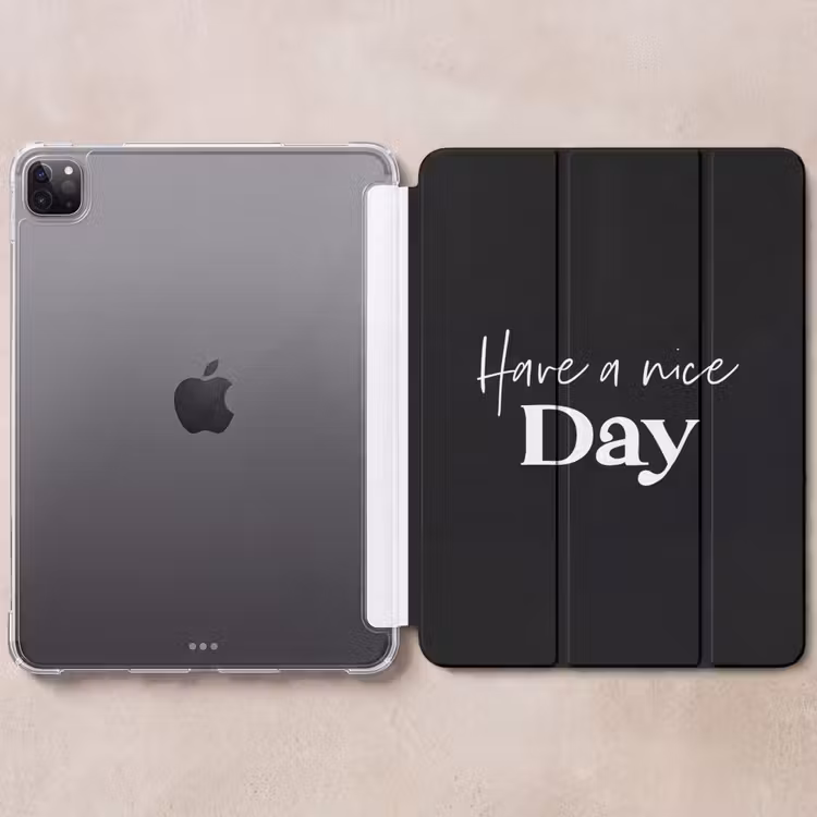 iPad-Hülle - Schönen Tag noch - Zitate - Schwarz - Sprichwörter — 6