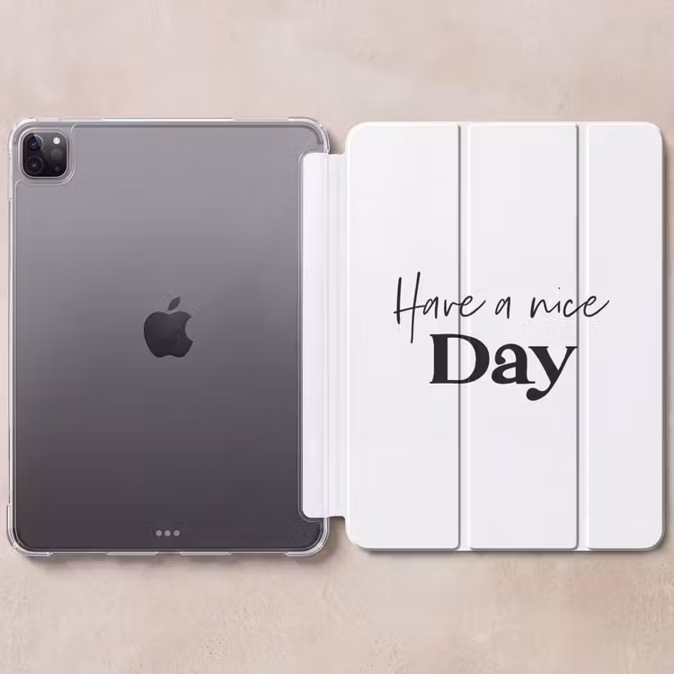 iPad-Hülle - Sprichwörter - Einen schönen Tag - Weiß - Zitat — 6