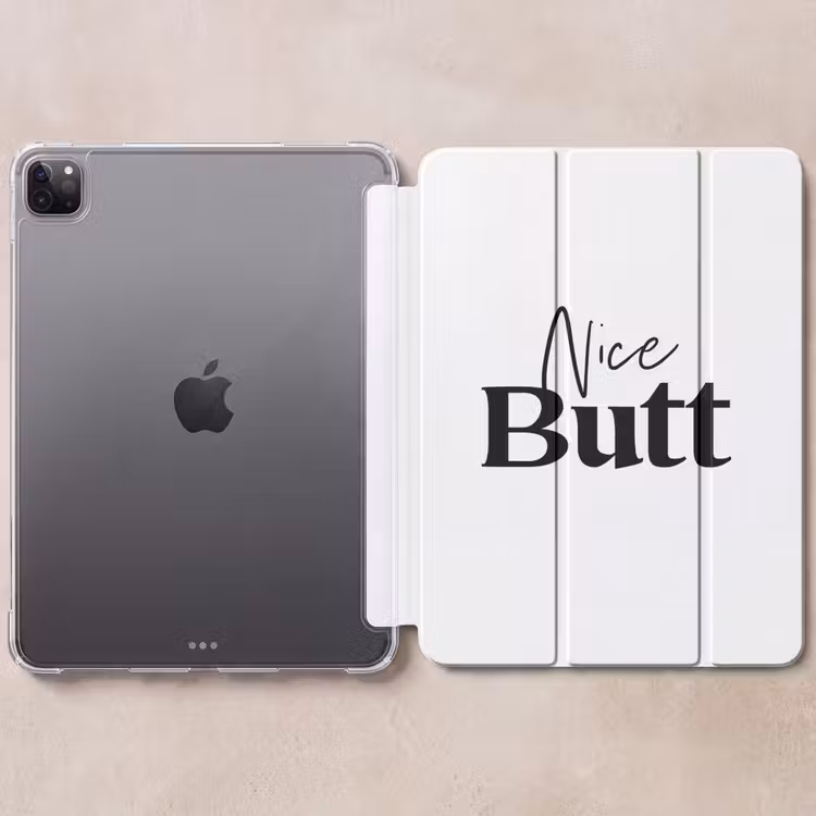iPad-Hülle - Zitat - Netter Hintern - Weiß - Sprichwörter — 6