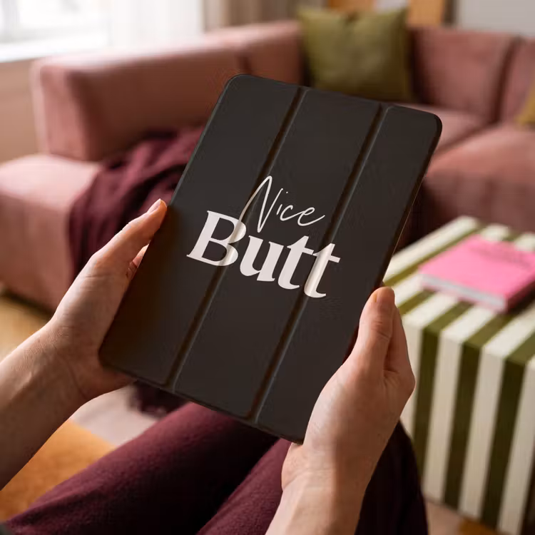 iPad-Hülle - Zitate - Netter Hintern - Schwarz - Sprichwörter — 4