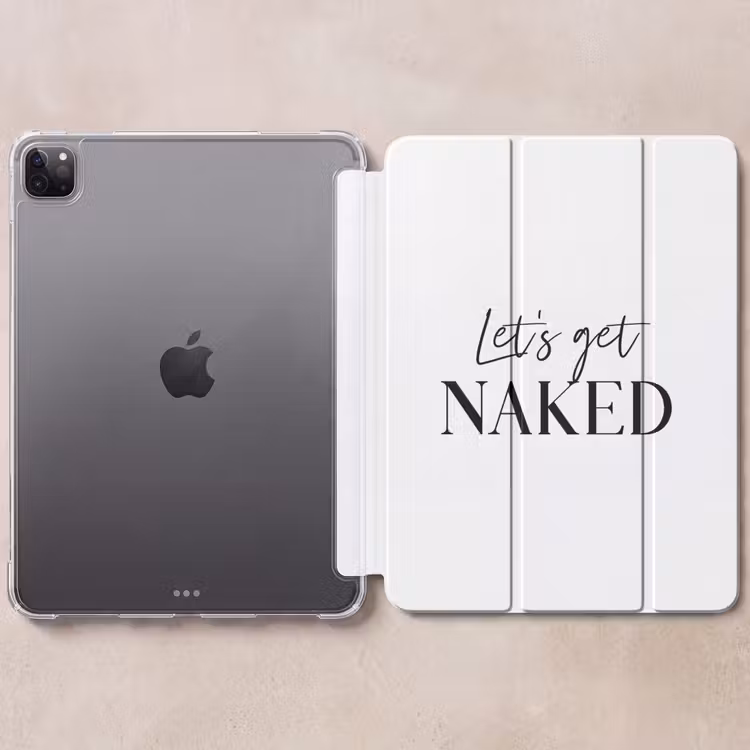 iPad-Hülle - Zitate - Ziehen wir uns aus - Weiß - Sprichwort — 6