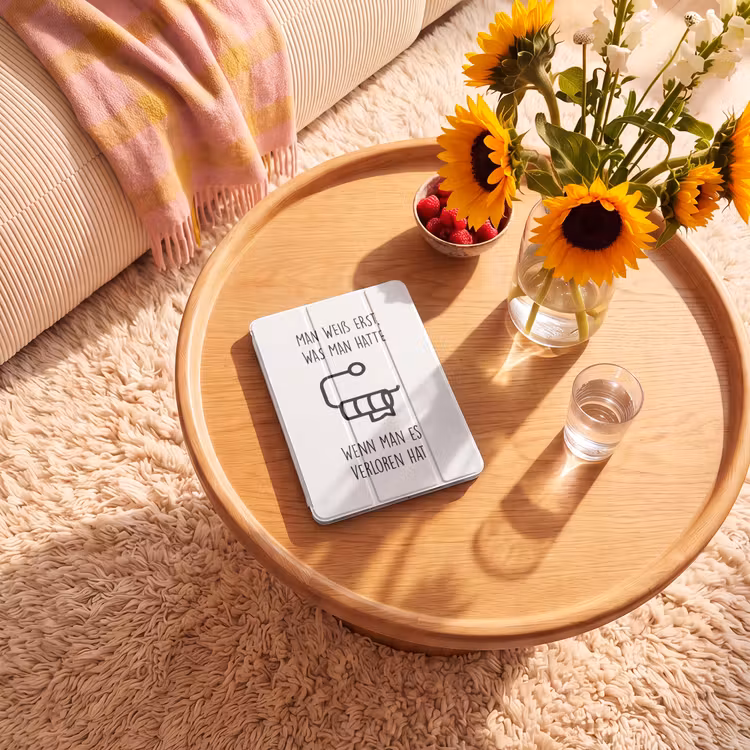 iPad-Hülle - Zitate - Weiß - Toilettenpapier - Humor — 2