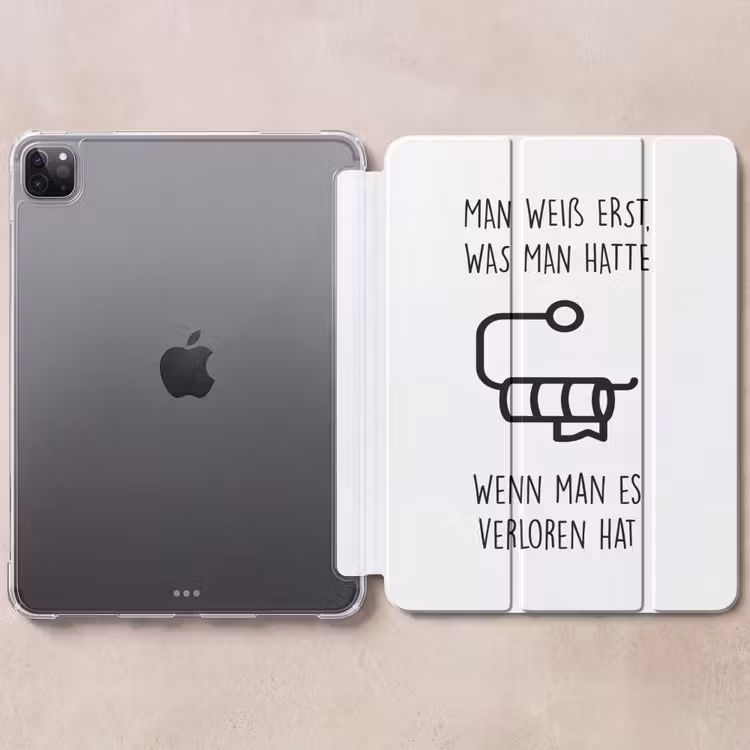 iPad-Hülle - Zitate - Weiß - Toilettenpapier - Humor — 6