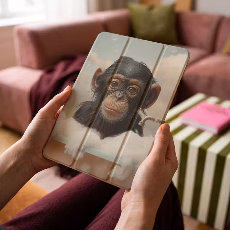 iPad-Hülle - Affe - Tiere - Bad - Schaumstoff — 4