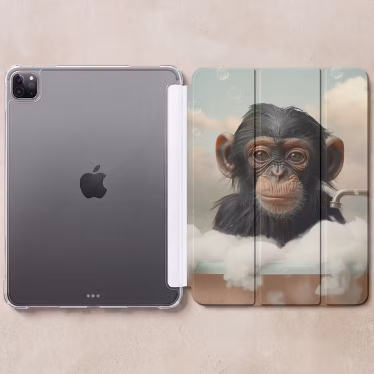 iPad-Hülle - Affe - Tiere - Bad - Schaumstoff — 6