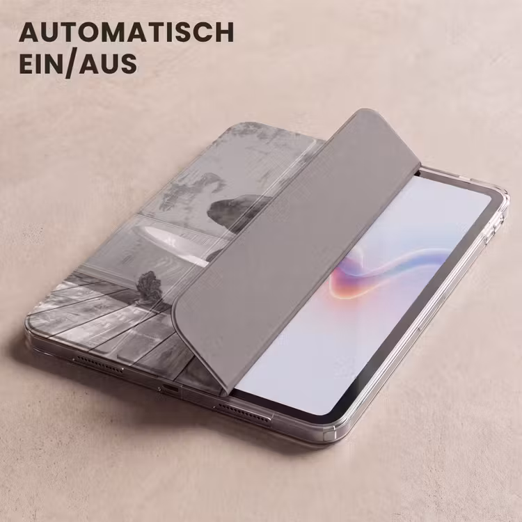 iPad-Hülle - Elefant - Vintage - Tiere - Schwarz - Weiß — 5