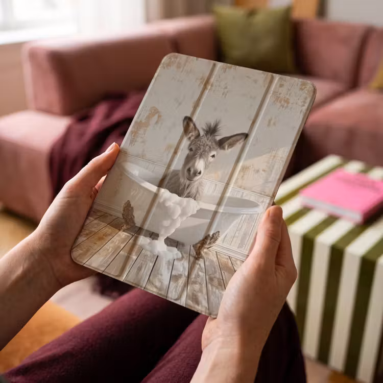 iPad-Hülle - Esel - Tiere - Badewanne - Schaumstoff — 4