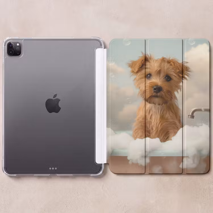 iPad-Hülle - Hund - Bad - Tiere - Schaumstoff — 6