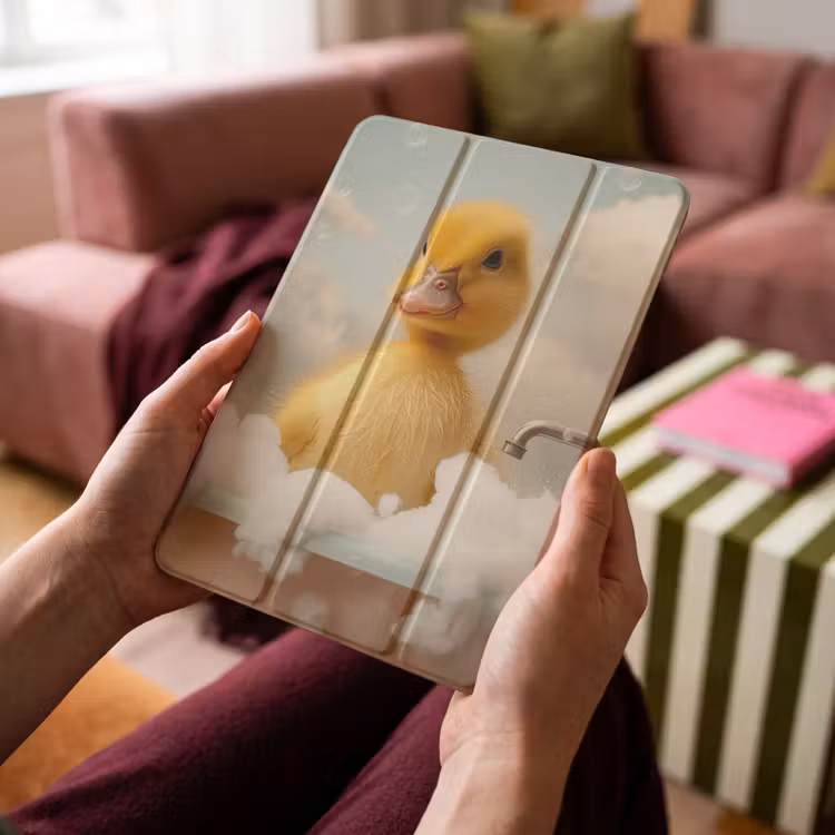 iPad-Hülle - Küken - Ente - Bad - Schaumstoff - Tiere — 4