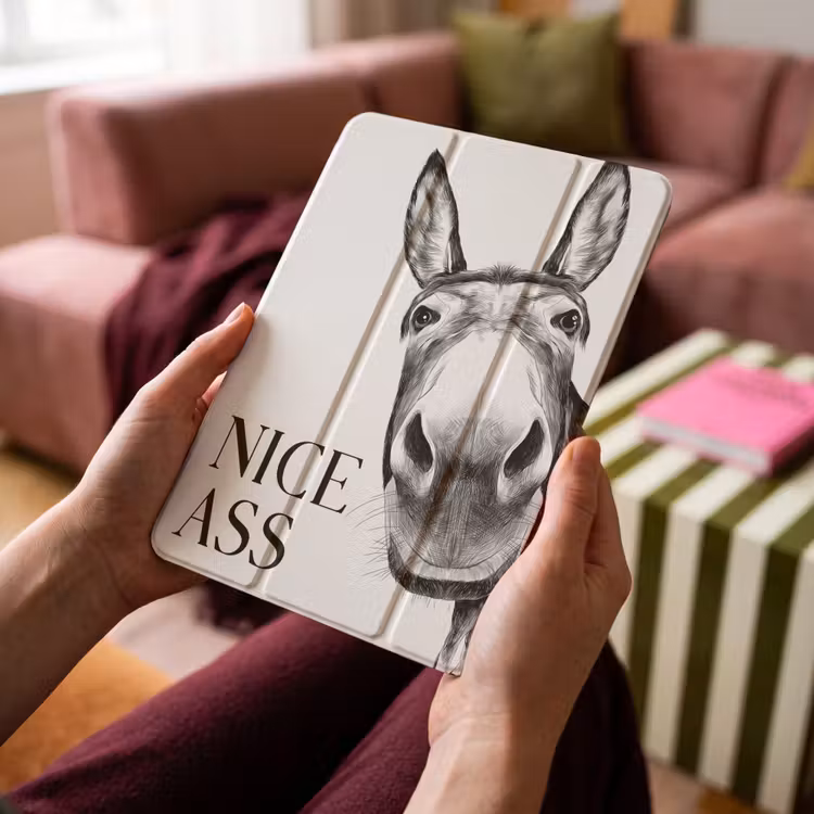 iPad-Hülle - Zitat - Esel - Tiere - Netter Esel - Sprichwörter — 4