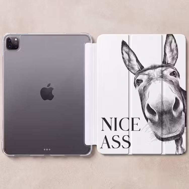 iPad-Hülle - Zitat - Esel - Tiere - Netter Esel - Sprichwörter — 6