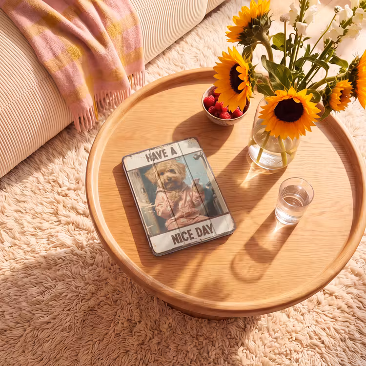 iPad-Hülle - Zitate - Hund - Schönen Tag noch - Vintage - Sprichwort — 2