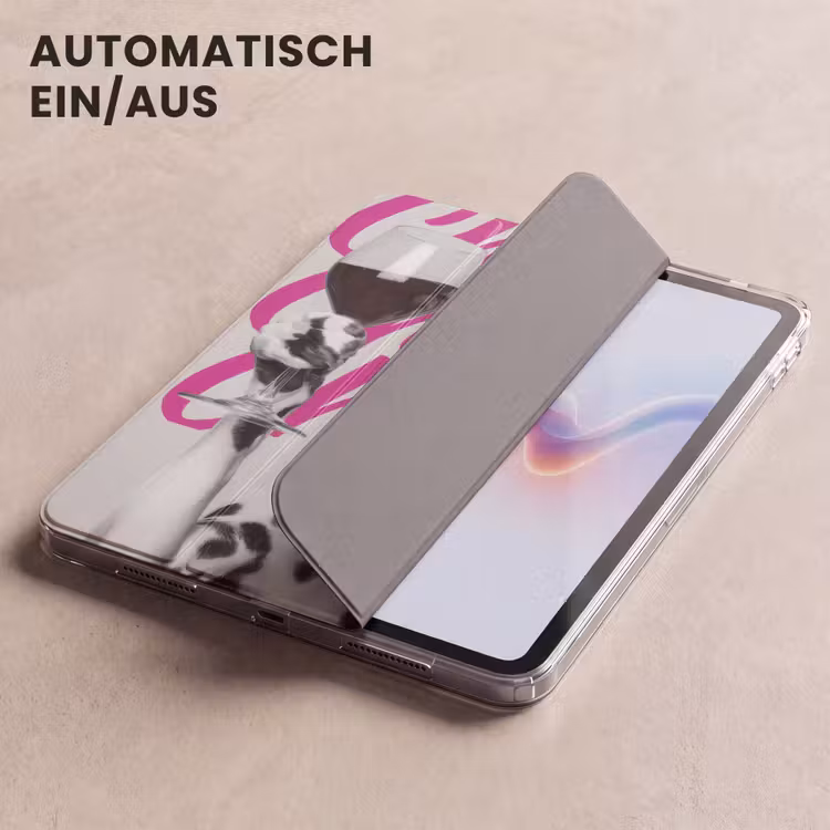 iPad-Hülle - Prost - Hund - Rosa - Wein — 5