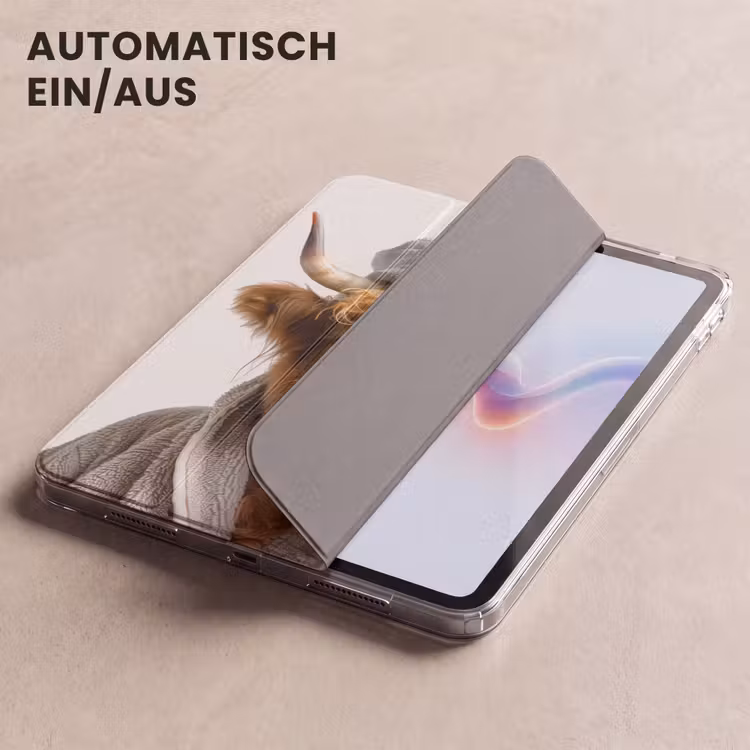 iPad-Hülle - Schottischer Highlander - Bademantel - Kuh - Tiere — 5