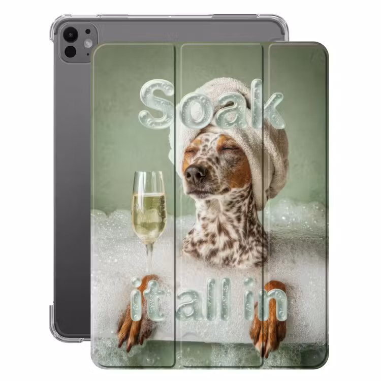 iPad-Hülle - Alles eintauchen - Hund - Bad — 1