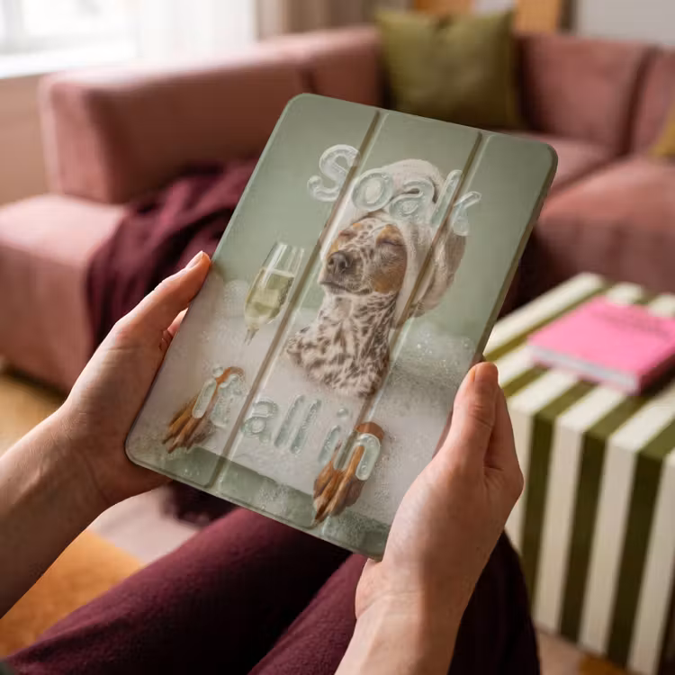 iPad-Hülle - Alles eintauchen - Hund - Bad — 4