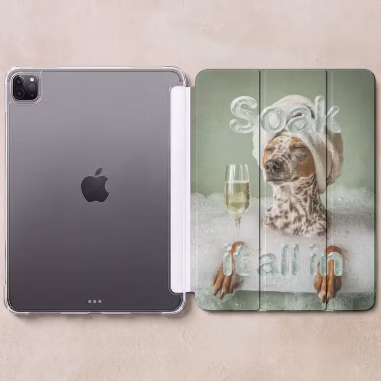iPad-Hülle - Alles eintauchen - Hund - Bad — 6