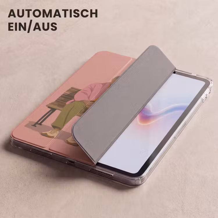 iPad-Hülle - Illustration - Bank - Menschen - Minimalistisch — 5