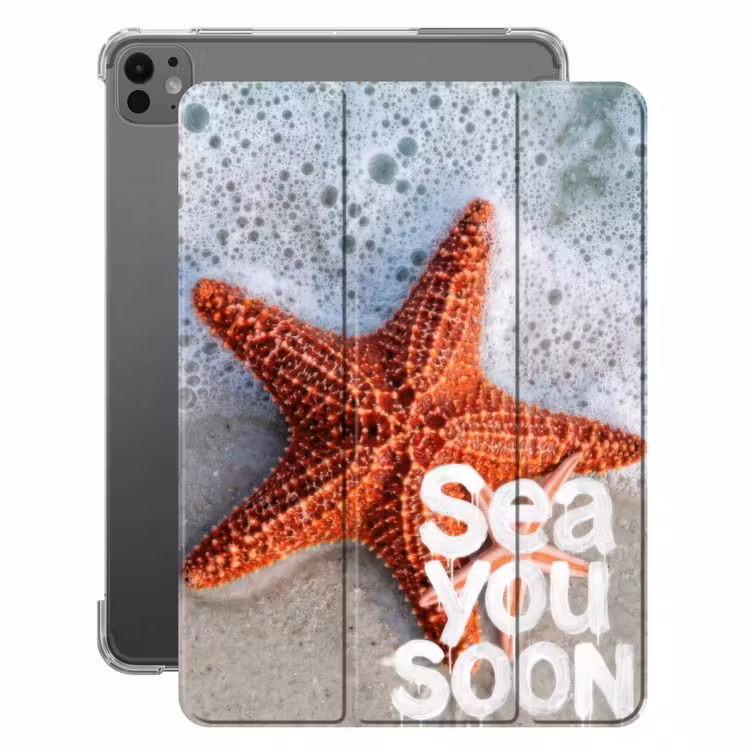 iPad-Hülle - See Sie bald - Seestern - Meer — 1