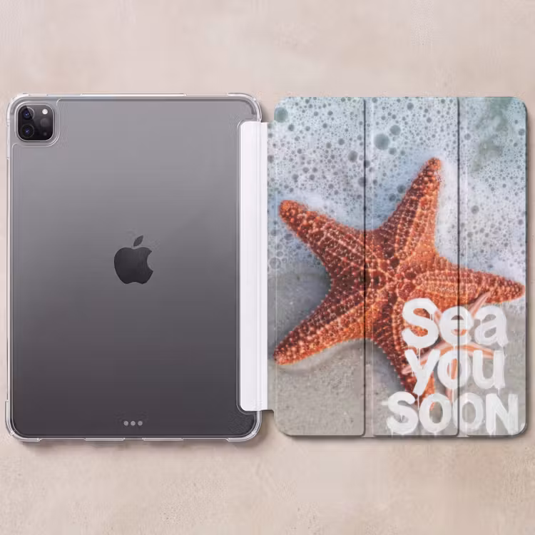 iPad-Hülle - See Sie bald - Seestern - Meer — 6