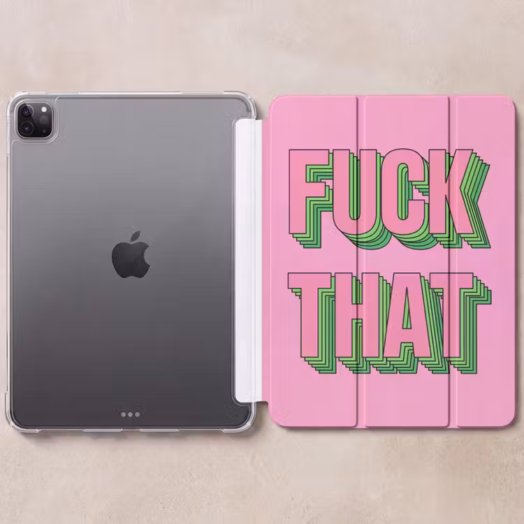 iPad-Hülle - Text - Fettdruck - Rosa — 6