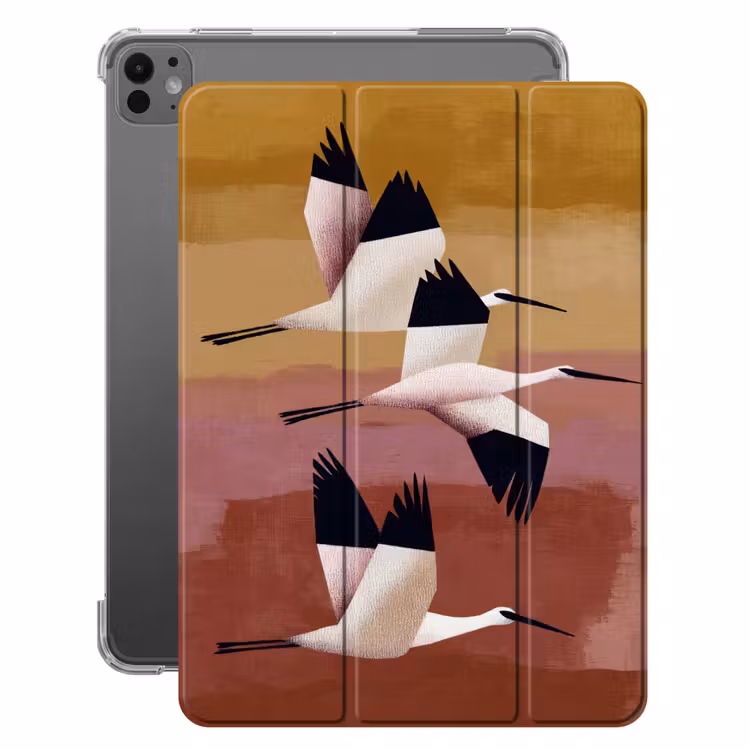 iPad-Hülle - Vögel - Schnabel - Abstrakt — 1