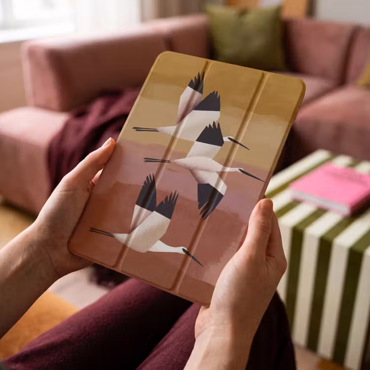 iPad-Hülle - Vögel - Schnabel - Abstrakt — 4