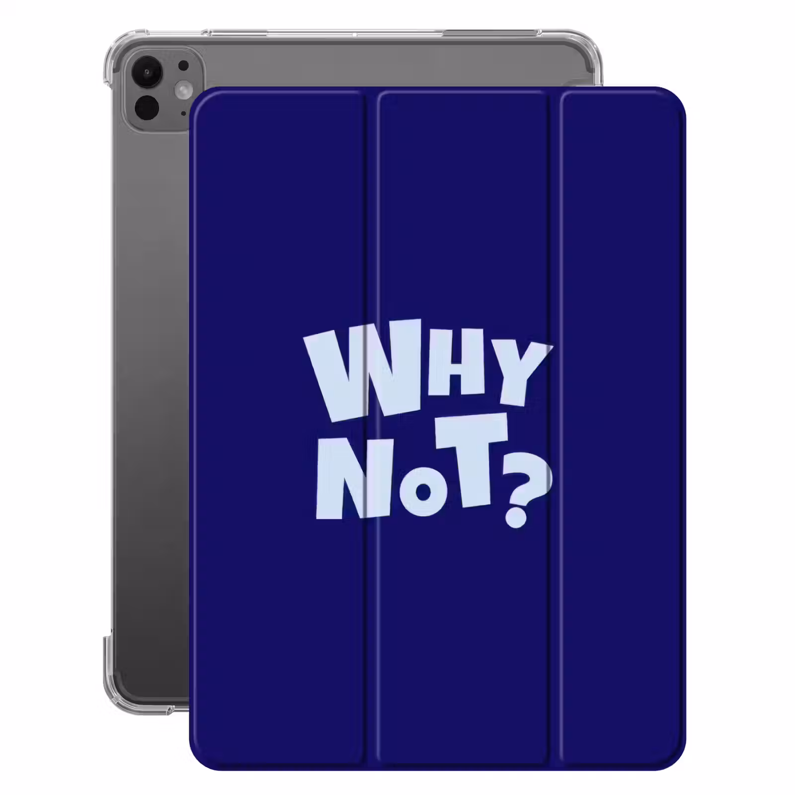 iPad-Hülle - Blau - Warum nicht - Minimalistisch — 1