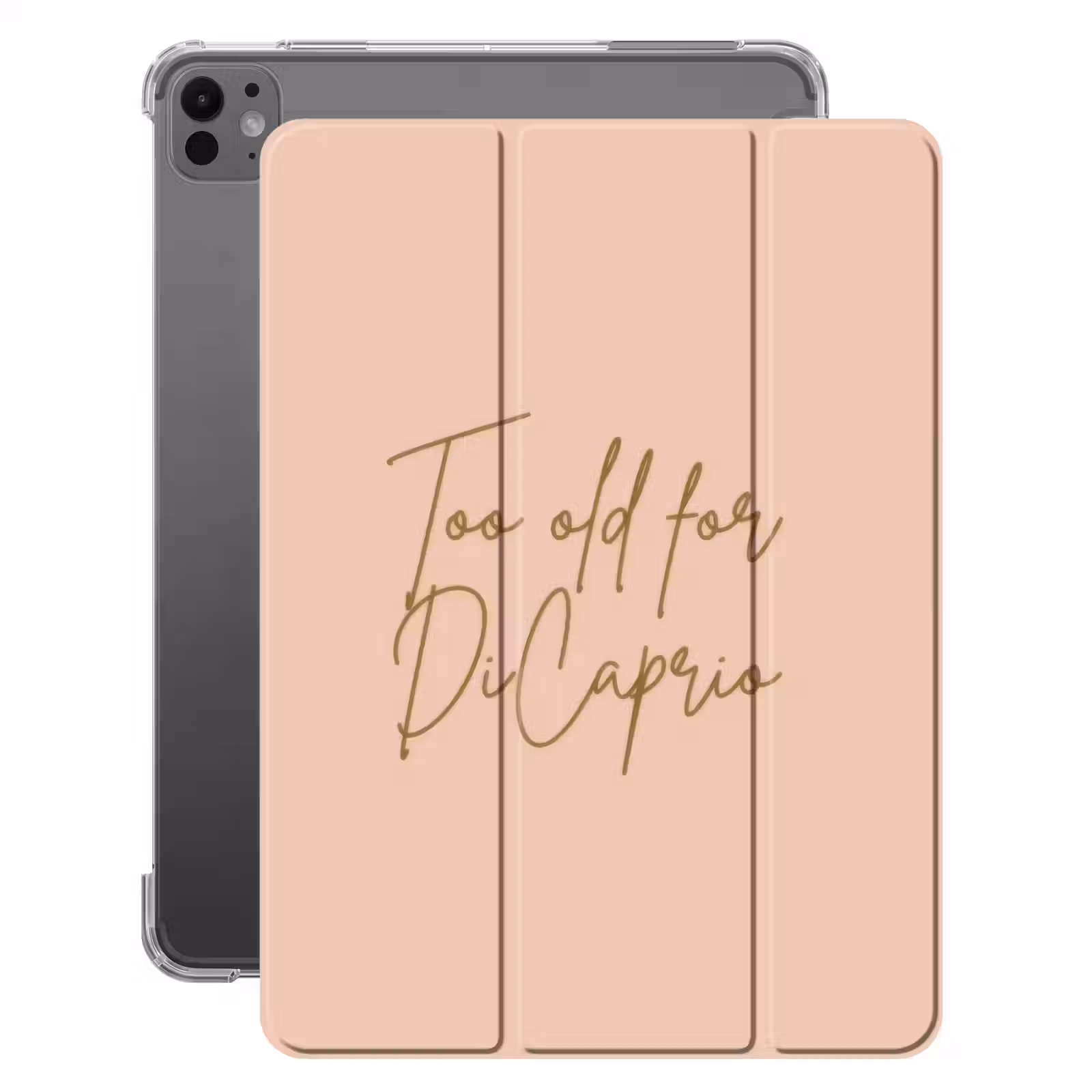iPad-Hülle - Zu alt für Dicaprio - Rosa - Grün — 1