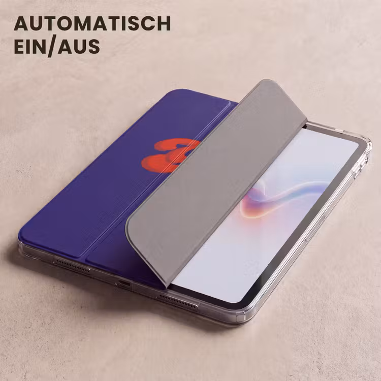 iPad-Hülle - Blau - Rot - Ja, Spaß - 3D — 5