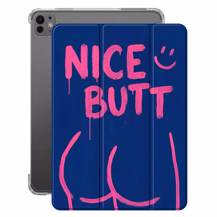 iPad-Hülle - Frech - Lustig - Blau — 1