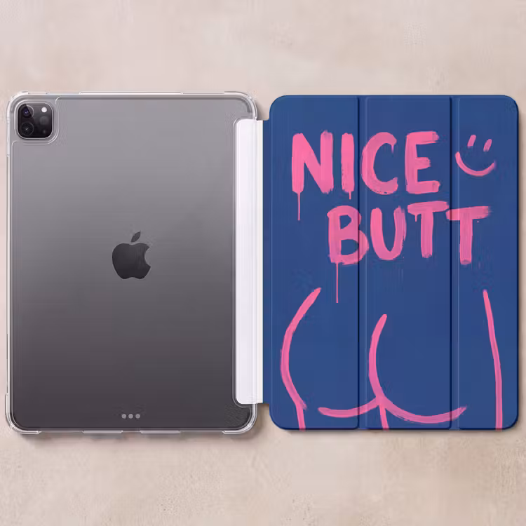 iPad-Hülle - Frech - Lustig - Blau — 6