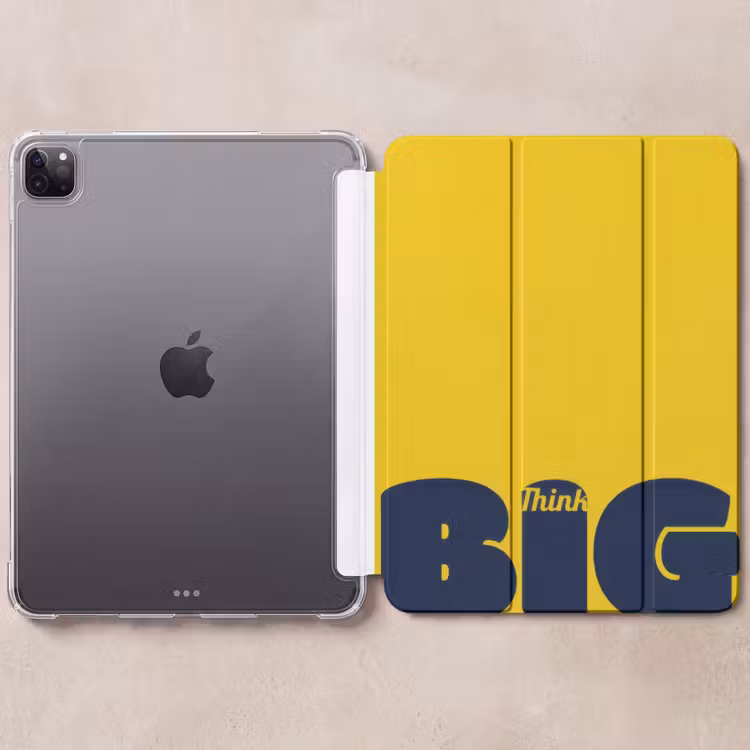 iPad-Hülle - Gelb - Groß denken - Grafik — 6