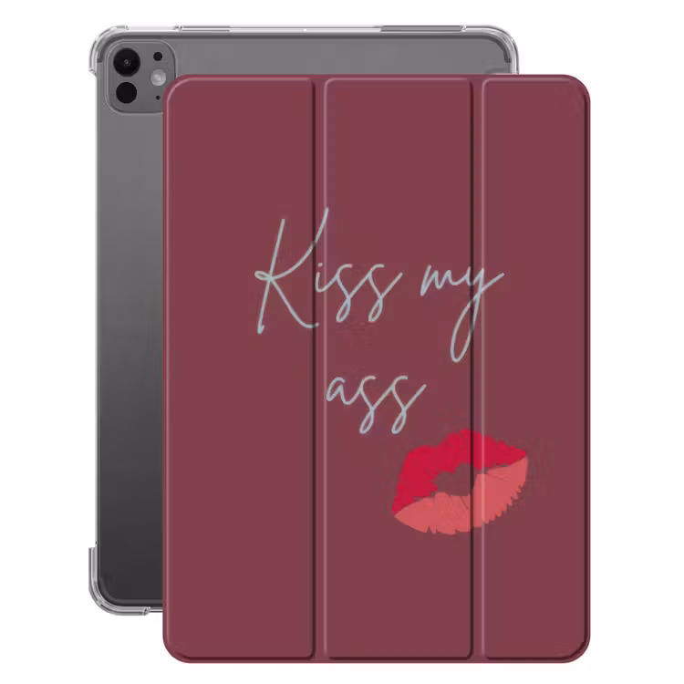 iPad-Hülle - Leck mich am Arsch - Lippen - Bordeaux — 1