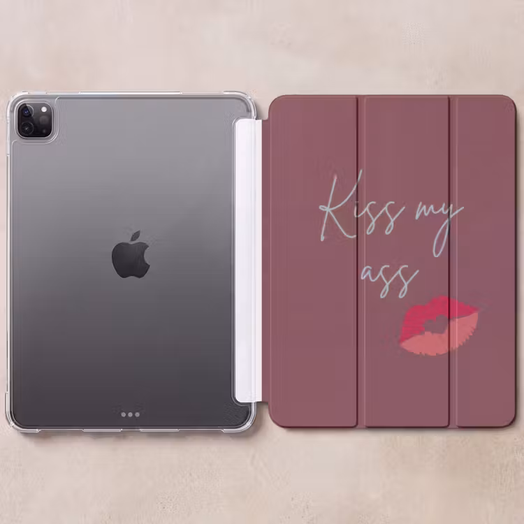 iPad-Hülle - Leck mich am Arsch - Lippen - Bordeaux — 6