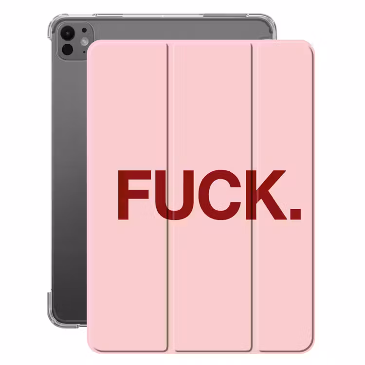 iPad-Hülle - Statement - Kraftvoll - Rosa — 1