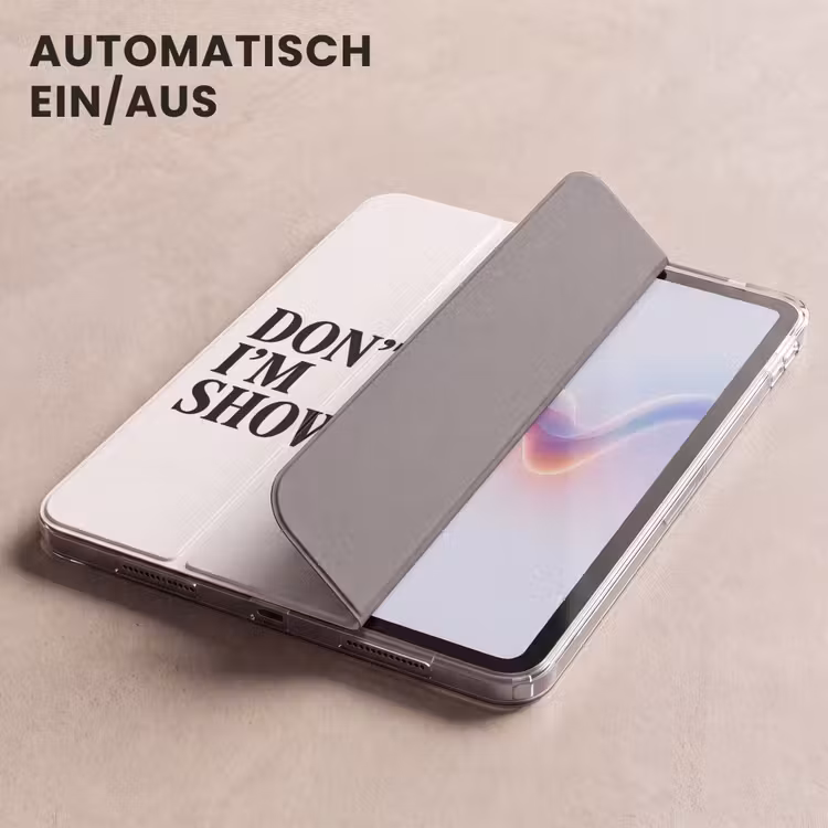 iPad-Hülle - Text - Modern - Schwarz - Weiß — 5