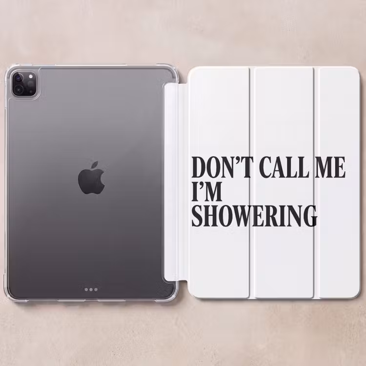 iPad-Hülle - Text - Modern - Schwarz - Weiß — 6