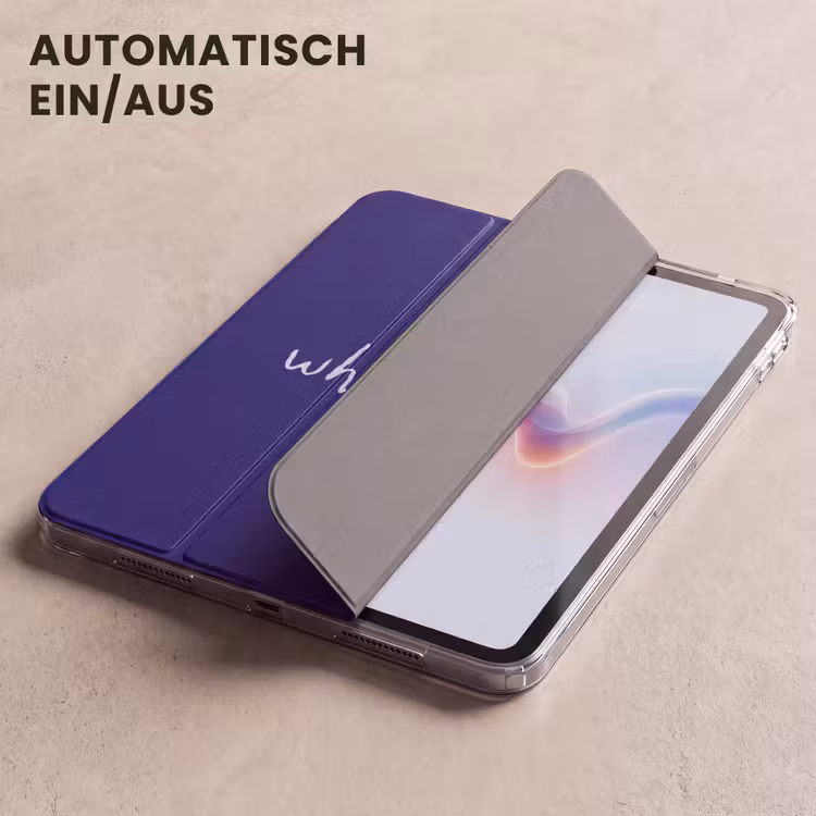 iPad-Hülle - Warum nicht - Blau - Handschriftlich — 5